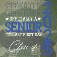 Officially A Senior 2025 My Last First Day Class Of 2025 Legacy Tie Dye Trucker Hat