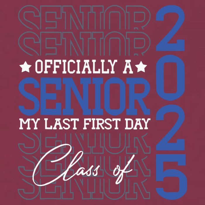 Officially A Senior 2025 My Last First Day Class Of 2025 16oz Travel Tumbler
