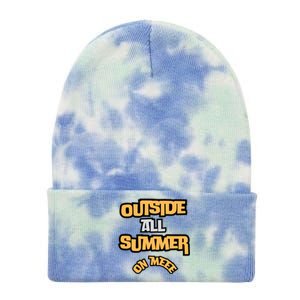 Outside All Summer On Me Tie Dye 12in Knit Beanie