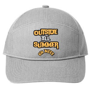 Outside All Summer On Me 7-Panel Snapback Hat