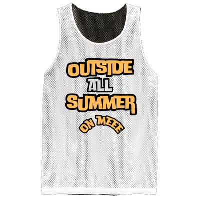 Outside All Summer On Me Mesh Reversible Basketball Jersey Tank