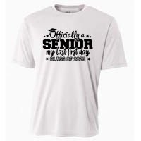 Officially A Senior My Last First Day 2025 Cooling Performance Crew T-Shirt