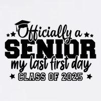Officially A Senior My Last First Day 2025 Performance Shirt