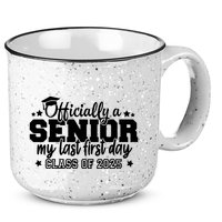 Officially A Senior My Last First Day 2025 15oz Campfire Ceramic Mug