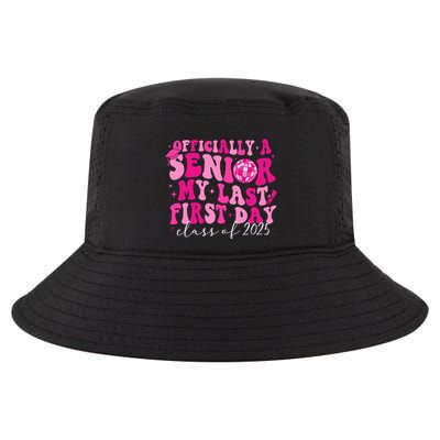 Officially A Senior My Last First Day Class Of 2025 Cool Comfort Performance Bucket Hat