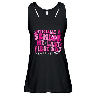 Officially A Senior My Last First Day Class Of 2025 Ladies Essential Flowy Tank