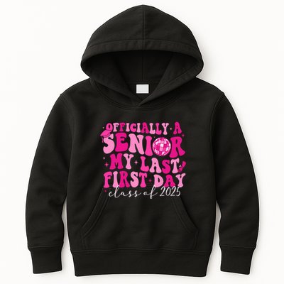 Officially A Senior My Last First Day Class Of 2025 Kids Hoodie