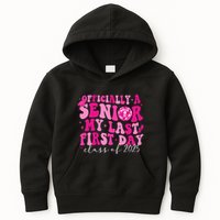 Officially A Senior My Last First Day Class Of 2025 Kids Hoodie