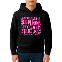 Officially A Senior My Last First Day Class Of 2025 Kids Hoodie
