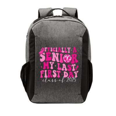 Officially A Senior My Last First Day Class Of 2025 Vector Backpack