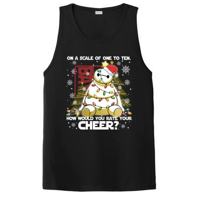 On A Scale Of One To Ten How Do You Rate Your Cheer Merry Christmas PosiCharge Competitor Tank