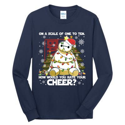 On A Scale Of One To Ten How Do You Rate Your Cheer Merry Christmas Tall Long Sleeve T-Shirt