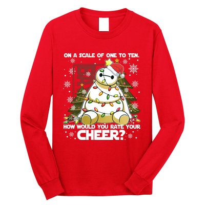 On A Scale Of One To Ten How Do You Rate Your Cheer Merry Christmas Long Sleeve Shirt