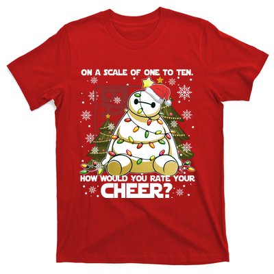 On A Scale Of One To Ten How Do You Rate Your Cheer Merry Christmas T-Shirt