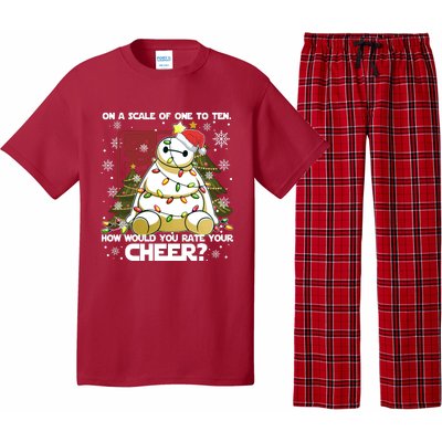 On A Scale Of One To Ten How Do You Rate Your Cheer Merry Christmas Pajama Set