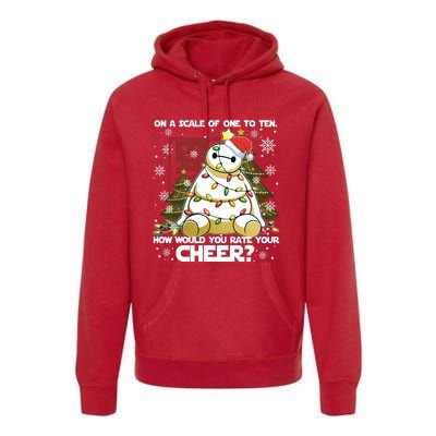 On A Scale Of One To Ten How Do You Rate Your Cheer Merry Christmas Premium Hoodie