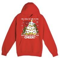 On A Scale Of One To Ten How Do You Rate Your Cheer Merry Christmas Premium Pullover Hoodie