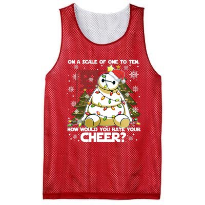 On A Scale Of One To Ten How Do You Rate Your Cheer Merry Christmas Mesh Reversible Basketball Jersey Tank