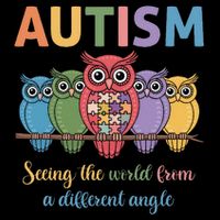 Owl Autism Seeing World Different Angle Awareness  Mom Drawstring Bag