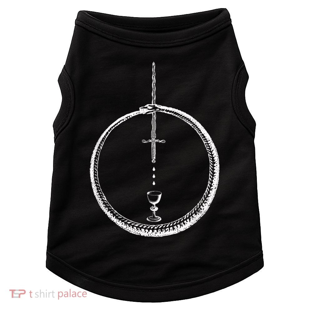 OUROBOROS Alchemy Symbol Occult Sacred Geometry Doggie Tank