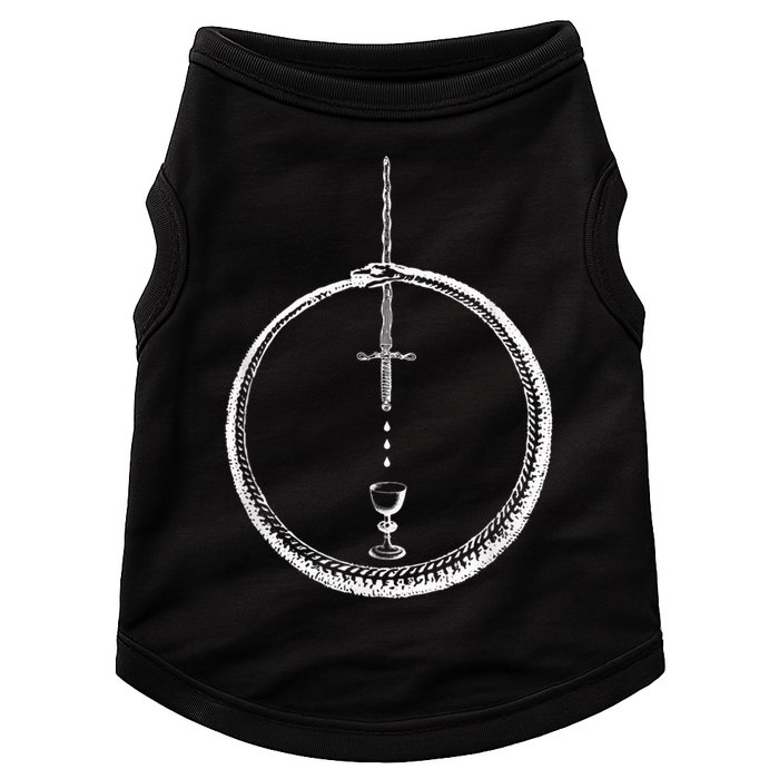 OUROBOROS Alchemy Symbol Occult Sacred Geometry Doggie Tank