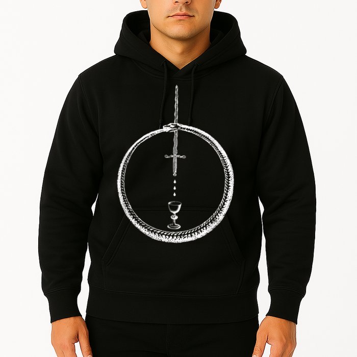 OUROBOROS Alchemy Symbol Occult Sacred Geometry Hoodie