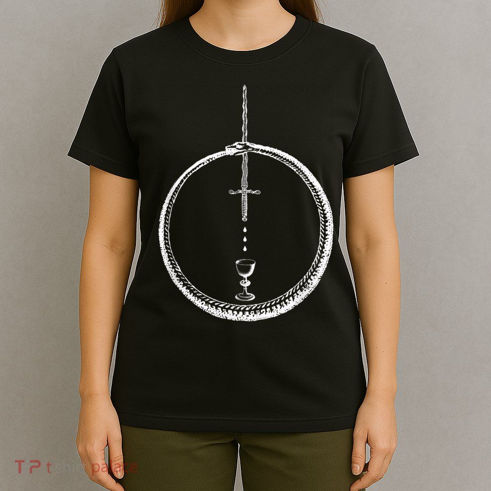 OUROBOROS Alchemy Symbol Occult Sacred Geometry T-Shirt