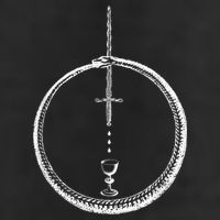 OUROBOROS Alchemy Symbol Occult Sacred Geometry Premium Pullover Hoodie