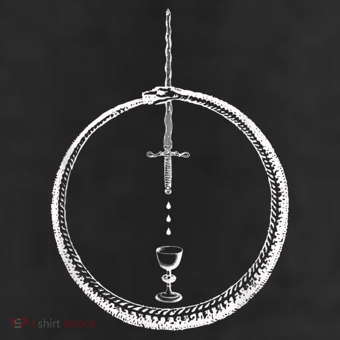 OUROBOROS Alchemy Symbol Occult Sacred Geometry Trucker Hat