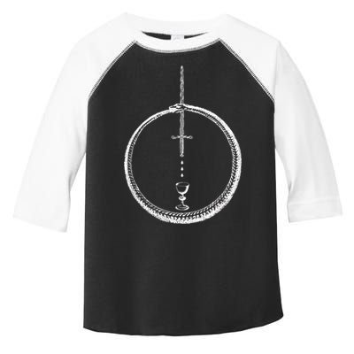 OUROBOROS Alchemy Symbol Occult Sacred Geometry Toddler Fine Jersey T-Shirt