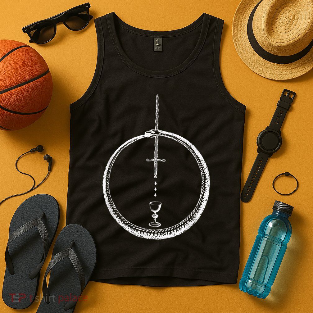 OUROBOROS Alchemy Symbol Occult Sacred Geometry Tank Top