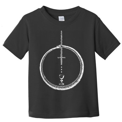 OUROBOROS Alchemy Symbol Occult Sacred Geometry Toddler T-Shirt