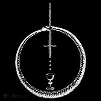 OUROBOROS Alchemy Symbol Occult Sacred Geometry Cropped Pullover Crew