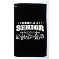 Officially A Senior My Last First Day Class Of 2025 Golf Towel