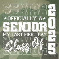 Officially A Senior My Last First Day Class Of 2025 Legacy Tie Dye Trucker Hat