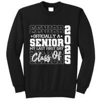 Officially A Senior My Last First Day Class Of 2025 Sweatshirt