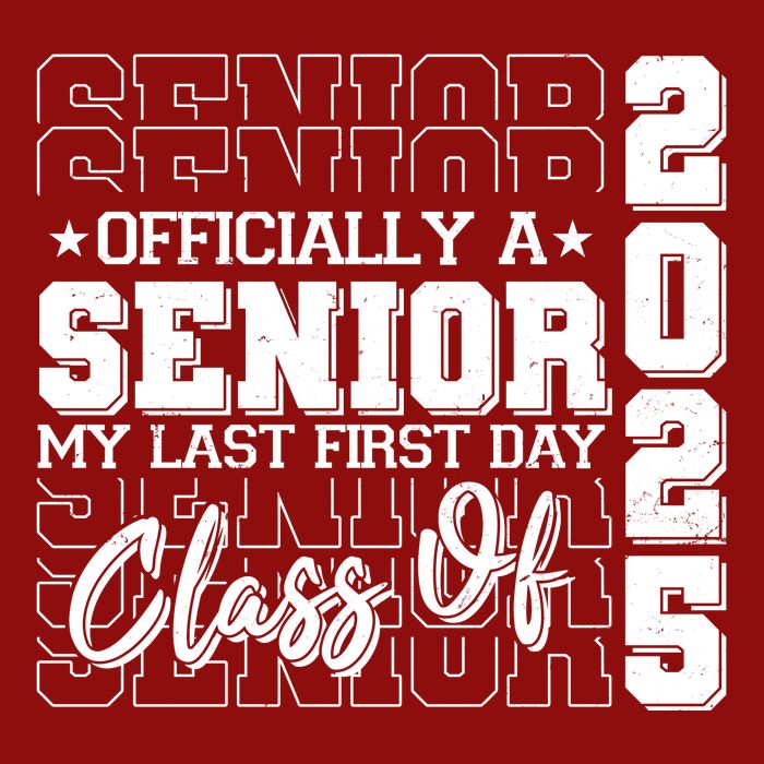 Officially A Senior My Last First Day Class Of 2025 Premium T-Shirt