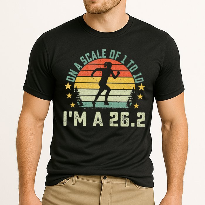 On A Scale Of 1 To 10 Im A 26.2 Marathons Finisher Running Performance Shirt