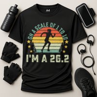 On A Scale Of 1 To 10 Im A 26.2 Marathons Finisher Running Performance Shirt