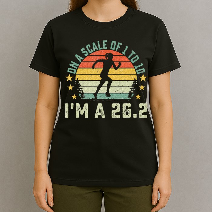 On A Scale Of 1 To 10 Im A 26.2 Marathons Finisher Running T-Shirt