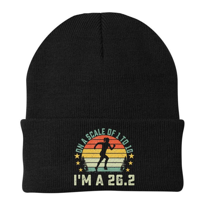 On A Scale Of 1 To 10 Im A 26.2 Marathons Finisher Running Beanie