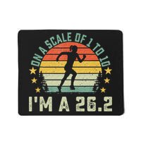 On A Scale Of 1 To 10 Im A 26.2 Marathons Finisher Running Mousepad