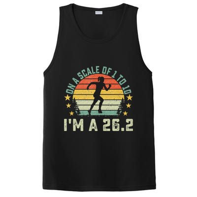 On A Scale Of 1 To 10 Im A 26.2 Marathons Finisher Running PosiCharge Competitor Tank