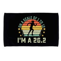 On A Scale Of 1 To 10 Im A 26.2 Marathons Finisher Running Microfiber Hand Towel