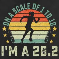 On A Scale Of 1 To 10 Im A 26.2 Marathons Finisher Running Microfiber Hand Towel