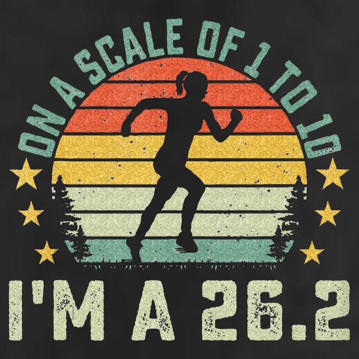 On A Scale Of 1 To 10 Im A 26.2 Marathons Finisher Running Microfiber Hand Towel