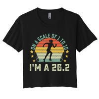 On A Scale Of 1 To 10 Im A 26.2 Marathons Finisher Running Crop Top