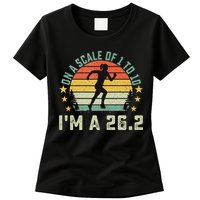 On A Scale Of 1 To 10 Im A 26.2 Marathons Finisher Running Womens T-Shirt