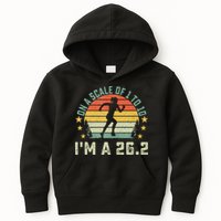 On A Scale Of 1 To 10 Im A 26.2 Marathons Finisher Running Kids Hoodie