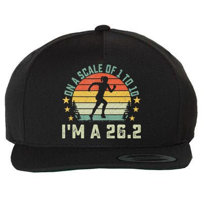 On A Scale Of 1 To 10 Im A 26.2 Marathons Finisher Running Wool Snapback Cap